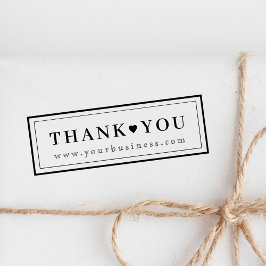 Tampon Auto-encreur Merci d'affaires moderne et élégant