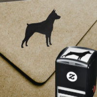 Miniature Pinscher Chien race Silhouette