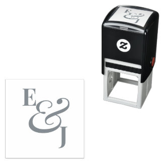 Tampon Auto-encreur Minimalist Ampersand Wedding | Modern