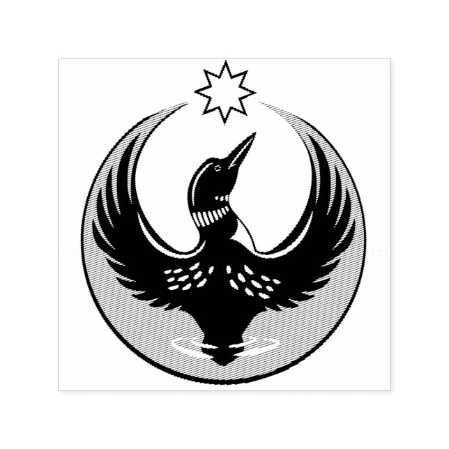 Tampon Auto-encreur MN Loon Rising (Design)