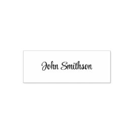 Tampon Auto-encreur Modèle de signature de script simple