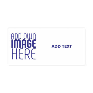 TAMPON AUTO-ENCREUR MODERN EDITABLE WHITE IMAGE TEXT TEMPLATE VIOLET