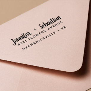 Tampon Auto-encreur Modern Hand Written Calligraphy script wedding