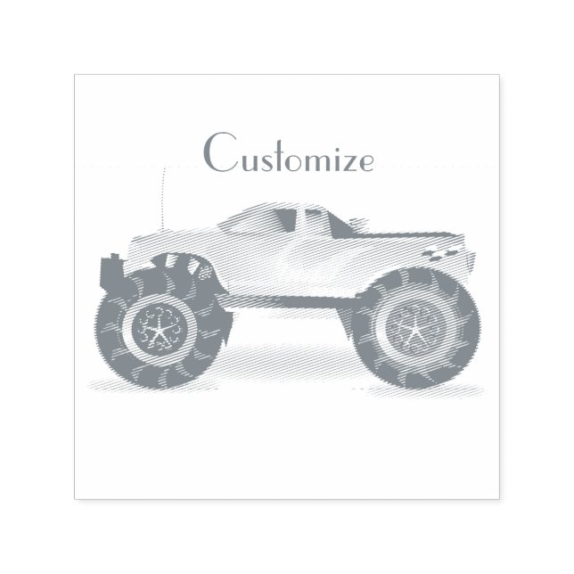 Tampon Auto-encreur Monster Truck Thunder_Cove (Design)