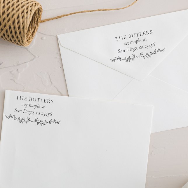 Tampon Auto-encreur Nom Adresse de retour auto-écriture Timbre (Créateur téléchargé)