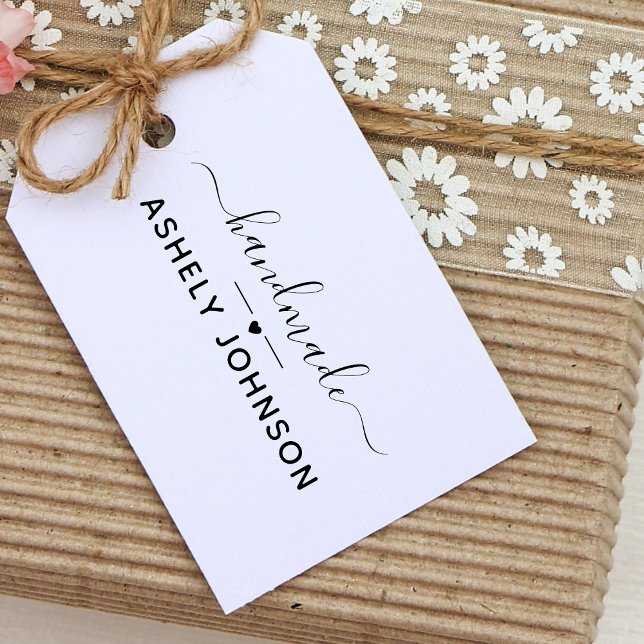 Tampon Auto-encreur Nom manuel de script simple (Créateur téléchargé)