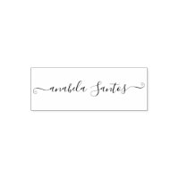 Nom personnalisé Chic personnalisé Script simple M