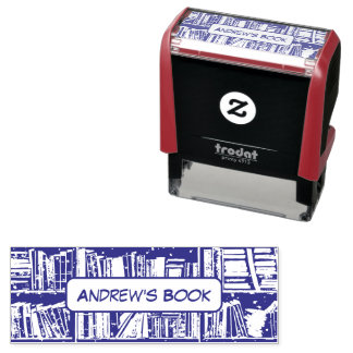 Tampon Auto-encreur Nom personnalisé du bibliothécaire Timbre manga