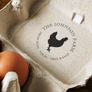 Tampon Auto-encreur Oeuf Vintage personnalisé