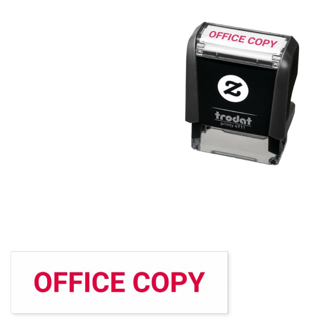 Tampon Auto-encreur Office Copy Template (En situation)