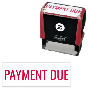 TAMPON AUTO-ENCREUR  PAIEMENT DE BUREAU DUE