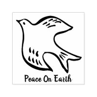 Paix sur Terre Christian Christmas Dove