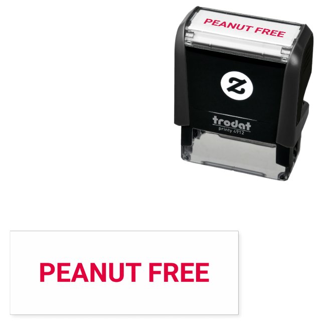 Tampon Auto-encreur Peanut Free Allergy Friendly (En situation)