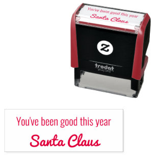 Tampon Auto-encreur Père Noël, tu as été bon pour Noël