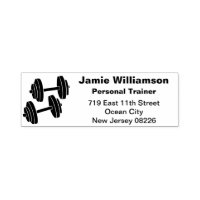 Personal Trainer Dumbbell Adresse de retour
