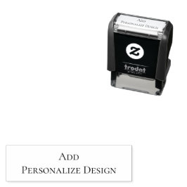 Tampon Auto-encreur Personalized Custom 1.4" x 0.4"