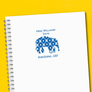 Tampon Auto-encreur Personnalisé Awesome Enseignant Stamp Elephant