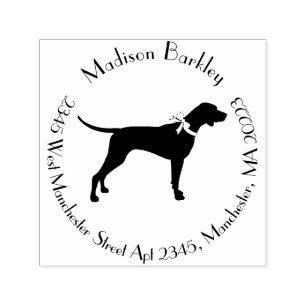 Tampon Auto-encreur Pointer Chien Chien Chiot Anglais Setter