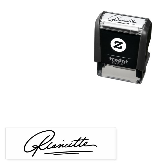 Tampon Auto-encreur Professional Executive Custom Signature (En situation)