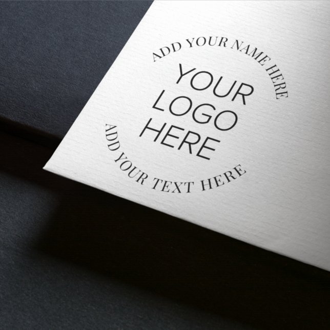 Tampon Auto-encreur Promotion du logo de l'entreprise (Créateur téléchargé)