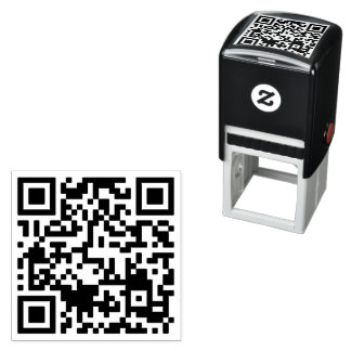 Tampon Auto-encreur QR Code La Richesse De Bezos