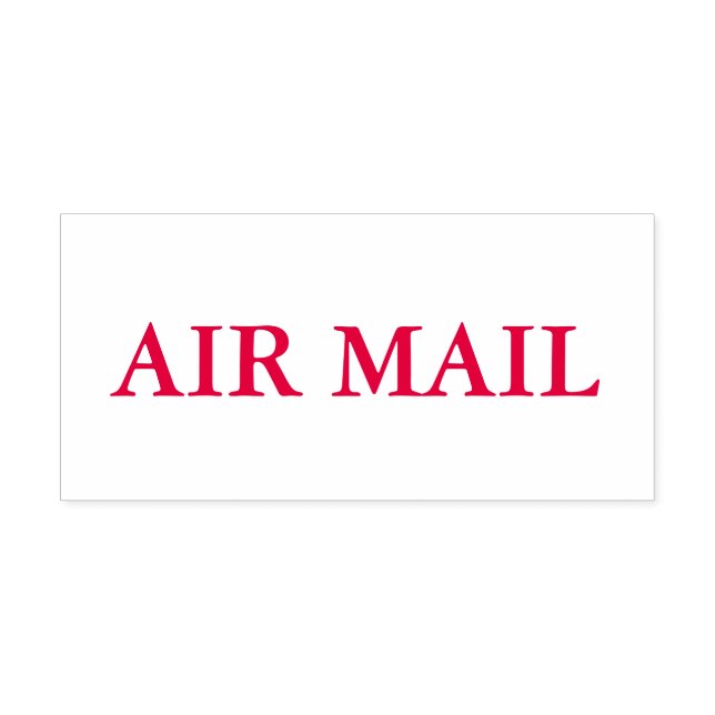 Tampon Auto-encreur Red Air Mail (Design)