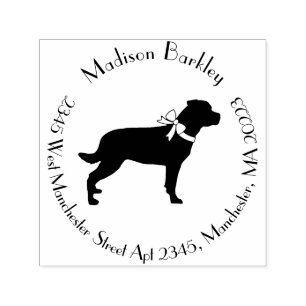 Tampon Auto-encreur Rottweiler Chien Puppy Rottie