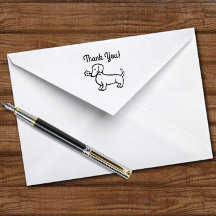 Rouge Smooth Dachshund Merci minuscule