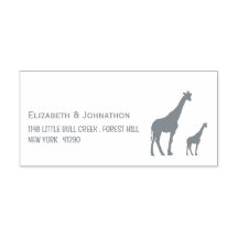Safari Giraffe Adresse de retour