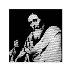 Tampon Auto-encreur Saint Bartholomée l'Apôtre par Jusepe de Ribera