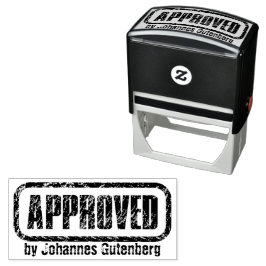 Tampon Auto-encreur Sceller votre approbation avec style : Personnalis