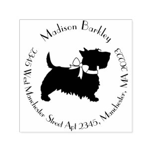 Tampon Auto-encreur Scottish Terrier Scotty Chien écossais Chien Chie