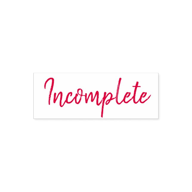 Tampon Auto-encreur Scrapbooking incomplet (Design)