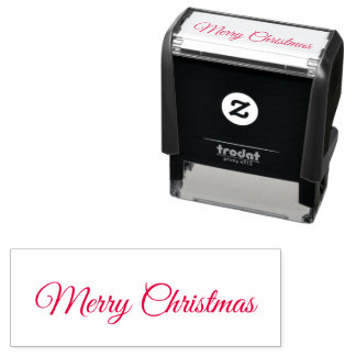 Tampon Auto-encreur script Joyeux Noël