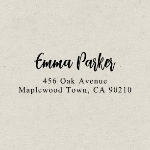 Tampon Auto-encreur Script manuscrit moderne simple