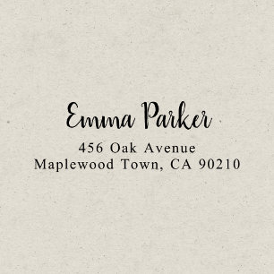 Tampon Auto-encreur Script manuscrit moderne simple