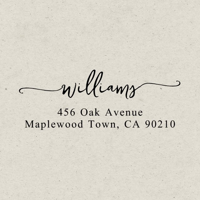 Tampon Auto-encreur Script manuscrit simple (Créateur téléchargé)