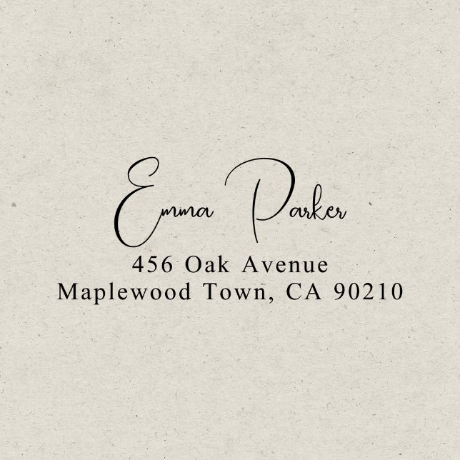 Tampon Auto-encreur Script manuscrit simple (Créateur téléchargé)