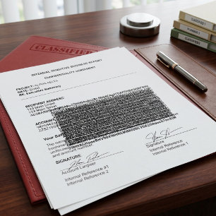 Tampon Auto-encreur Sécurité des documents confidentiels