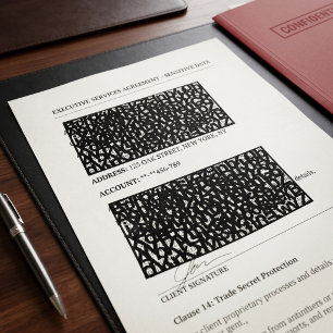 Tampon Auto-encreur Sécurité des documents confidentiels