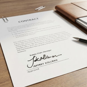 Tampon Auto-encreur Signature de professionnel de la santé Personnal