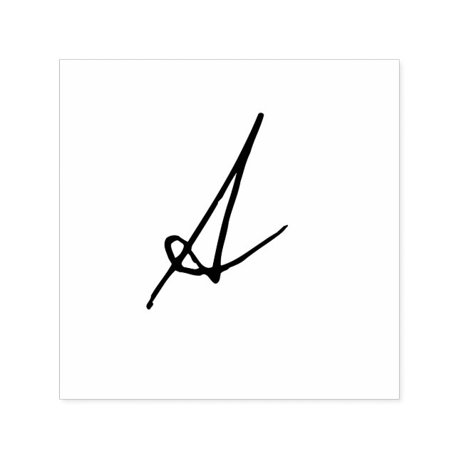 Tampon Auto-encreur Signature initiale personnalisée (Design)