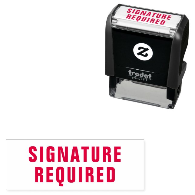 Tampon Auto-encreur Signature Office Fournitures de bureau requises (En situation)