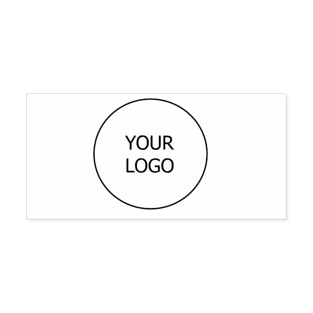 Tampon Auto-encreur simple minimum ajouter votre logo entreprise perso (Design)