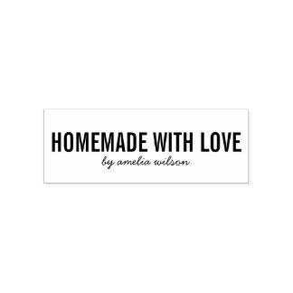 Tampon Auto-encreur Simple Stylish Personalize Homemade with Love