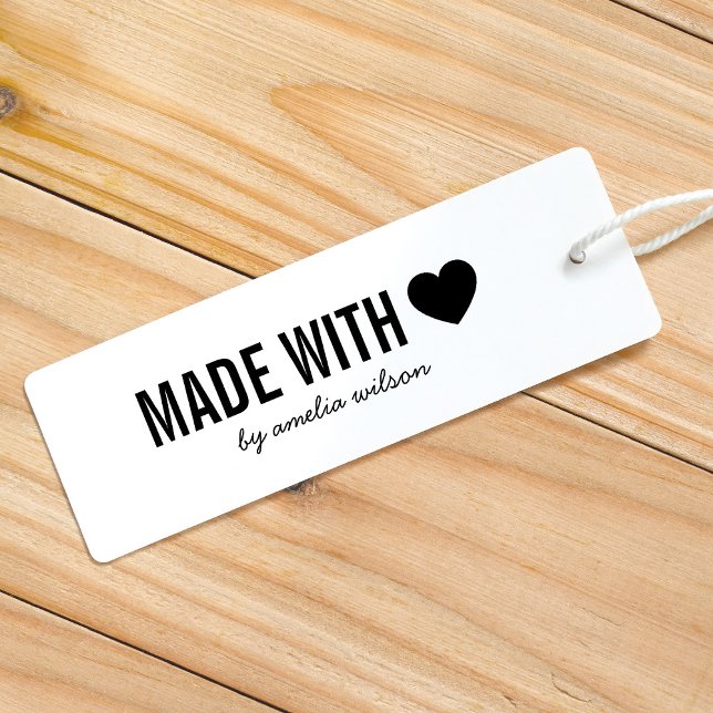 Tampon Auto-encreur Simple stylish Personnaliser le coeur fait avec am (Créateur téléchargé)