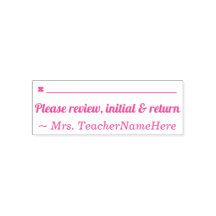 Simple "Veuillez examiner, parapher & retourner"