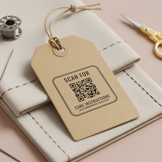 Tampon Auto-encreur Site Web d'Instructions d'Entretien de Code QR d'A (Créateur téléchargé)