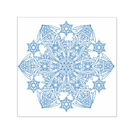 Tampon Auto-encreur Snowflakes pour toujours auto-encre en caoutchouc 