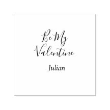 Sois mon valentin nom rouge couple élégant